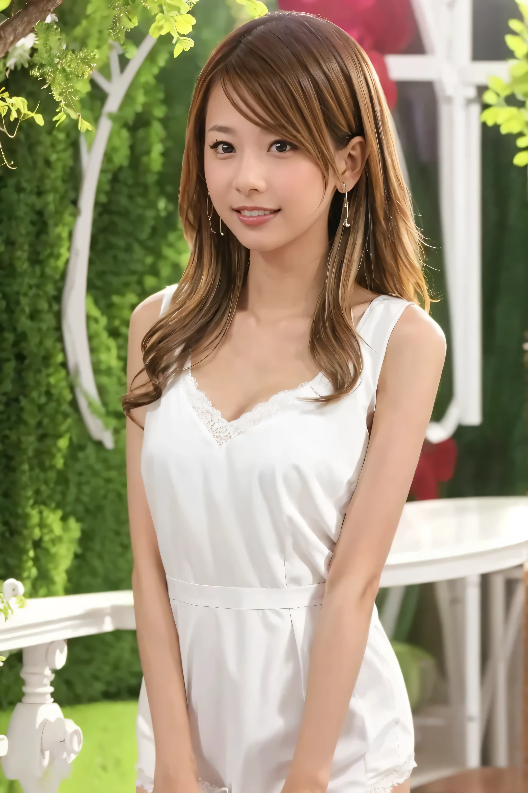 Very noble、She's erotic and cute 、 beautiful brown hair 、dark tanned skin、Wear revealing clothing、 garter belt、garter strap、 wears erotic and glamorous lace 。Please wear erotic white obscene lingerie 。。。。。、 Vibrant Color Styles 、 I'll dazzle you with the best images in the best situations .。 this is a high quality product with meticulous attention to detail ...................。...。 Erotic Poses 。Sexy proportions。 Hang it down to cover your forehead 。 facial beauty。High quality skin texture is the best。 naughty look 。The eyes that look at me are beautiful。 stroke your head with a gentle smile 。Beautiful white teeth、 G cup bust 、 plump bust、Serving with a beautiful chest、Very beautiful body、this is、 She leaned forward.、Highlight your beautiful stomach and breasts ...................。、 super high resolution、 beautiful images 。 vivid details 。Delicate expression around the eyes。。。。Top class performance, super high resolution, beautiful expression down to the smallest detail, 4K high resolution, 8K high resolution for a healthy body to look beautiful