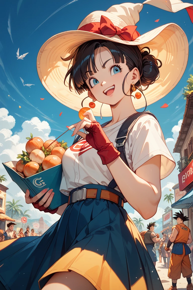 1girl, posing, micro bangs hair, style based on lemon, lemons floating in the air, score_9, score_8_up, score_7_up, score_6_up, score_5_up, score_4_up, rating_sfw, rating_acceptable, anime theme, sunny, (Masterpiece:1.3) (best quality:1.2) (high quality:1.1), sfw