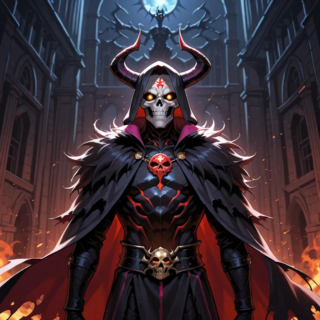 a closeup of a person with a demonic face and a chain around his neck, chaos nightmare ❄️ amour veneno, Aparecer, veneno simbionte, venenoized, epic masterpiece torment, veneno, simbionte, veneno costume, mix of veneno and cthulhu, 😱 Chaos nightmare resin, david tennant as Aparecer, Butcher shop, el dios del caos