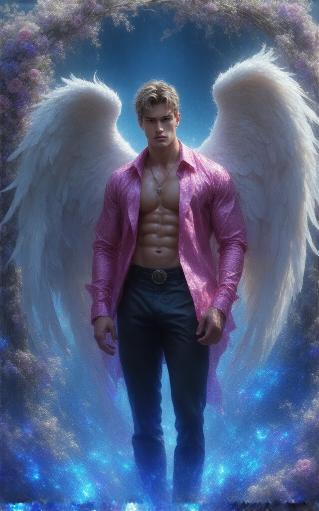 masterpiece, realistic, photography, 1 boy, a sexy young Roman Catholic priest transforms into a sexy male demon with red skin, black hair, glowing red eyes, huge horns, as well as the demon's huge wingspan, the penis looks right  , nice shaped penis, smooth, sexy penis and testicles,, , ((1 big real penis) ), ((1 perfect penis head), ((real engraved penis veins)) , ((real penis balls  and perfect)), ((perfect testicles)),, 1 penis came out of his torn priest robe and revealed his perky chest muscles, abs, biceps, shoulders and nipples. A seductive expression on his face, he was surrounded by shining human skulls,.  stained glass window in interior with gothic church background