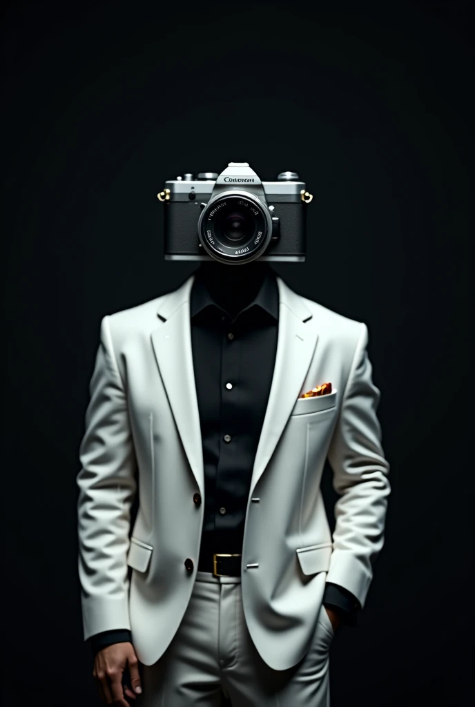 1man, masterpiece,strange head, camera head,camera ,couch, gun, pistol, smoke, formal clothes,suit, white shirt, high details, gorgeous, 4k, BREAK close up, no humans, cinematic, dramatic,contrast, , night,fog, wallpaper, misteryous, digital art