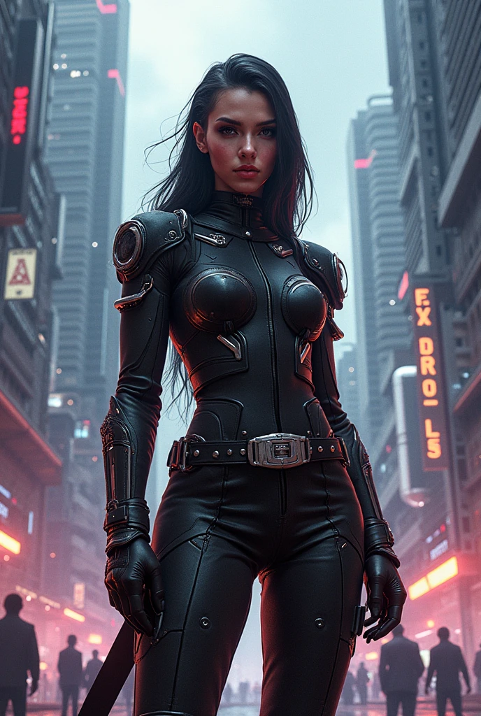 HDR photo of <lora:FF__Cyberpunk_Style:1>, art by Jeremy Mann, art by Peter Mohrbacher, Libertywave, art by Tomasz Alen Kopera, cyberpunk of Structure, art by RHADS, Atompunk, cyber punk 2077, cyberpunk woman . High dynamic range, vivid, rich details, clear shadows and highlights, realistic, intense, enhanced contrast, highly detailed