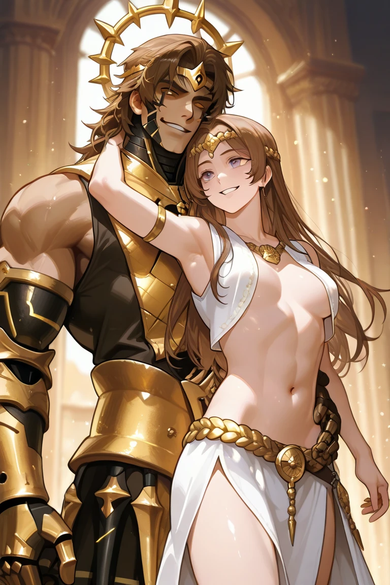 (((young innocent male adult ancient greek warrior with thick well drawn blond curly hair and group of another warriors with dark, ginger and brown hair))), , NSFW, ((he is wearing white traditional erotic greek white loin-cloths))), ((wearing mini white chlamys)), (((setting inspired by game Astoria’s fate kiss))), ((wearing greek gold armbands and leg armor)), ((((lewd ancient male greek young warrior wearing a male classic erotic mini greek clothes with their excess extra thick pubic hair visible and flaccid cocks)))), ((((hairy armpits hentai)))), (((artstyle inspired by nutaku hentai game))), ((male with huge oiled sagging pecs, greek attire), ((setting is Mount olymp)), (((feast organized by gay Dionysus featuring greek warrior petrified stone statues, spankimg crowded by gay horny hentai NPCs))), ((pixiv top rated)), ((gay greek mythology)), ((male sexy thighs)), (((males worshipping and spanking))), ((( yaoi spanking))), ((on all fours yaoi anal and spanking)), ((yaoi spanking butt kink)),