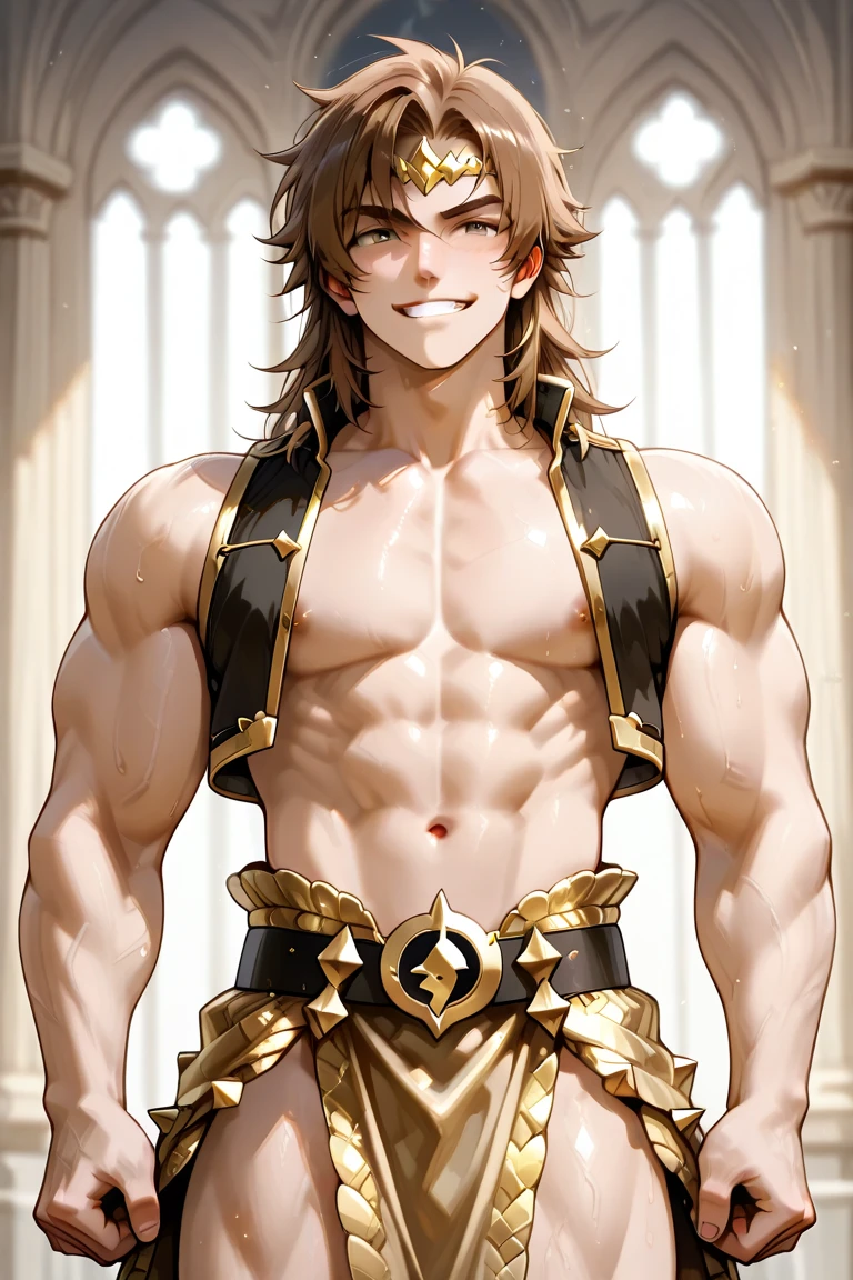 Ozymandias. A sexy dark man. You have very strong pectorals and muscles. It&#39;s brown, moreno, he doesn&#39;t have a shirt. A NICE BIG CROTCH, STRONG MUSCLES AND PECTORALS. Kabedon Pov, BEHIND YOUR BACK IS THE ROOF.
