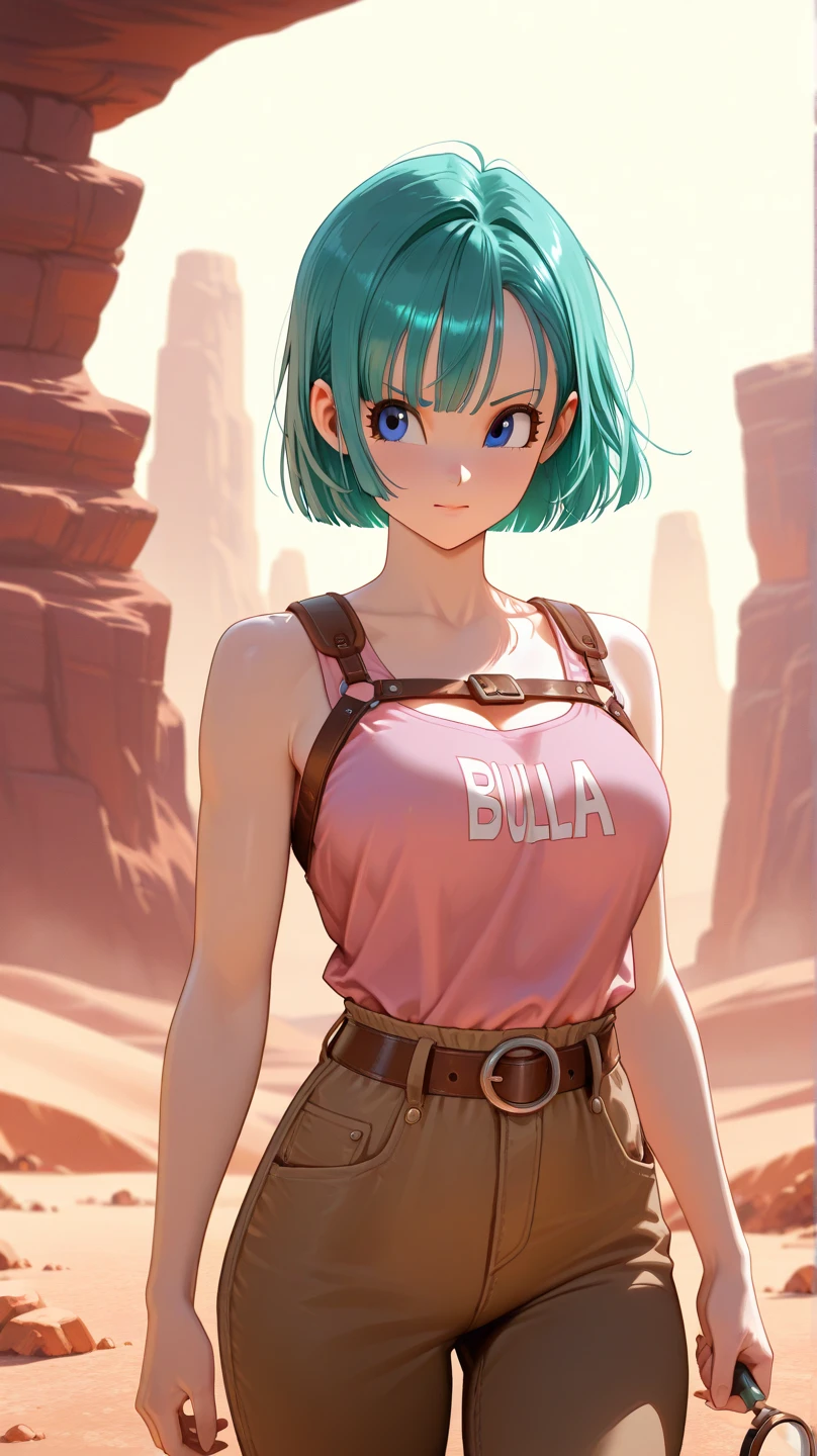 Waifu, masterpiece, curvy, breasts, moon, full moon, gloves, 1girl, clenched teeth, bulma, cleavage, large breasts, teeth, ((aqua hair)), ((white tank top:1.2)), blue eyes, rating:explicit,rule34, hardcore, tits,clenched hands, night, sky, ((brown cargo pants:1.4)),(white skin:1.4), bare shoulders, blue hair, clenched hand, rating:questionable, ((blunt bobcut:1.2)), belt, solo, angry, lip biting(gigantic and massive tits:1.1), breasts, official illustration, illustration, detailed face, beautiful intricate eyes, curvy milf, 1:2), closeup, titsnipples