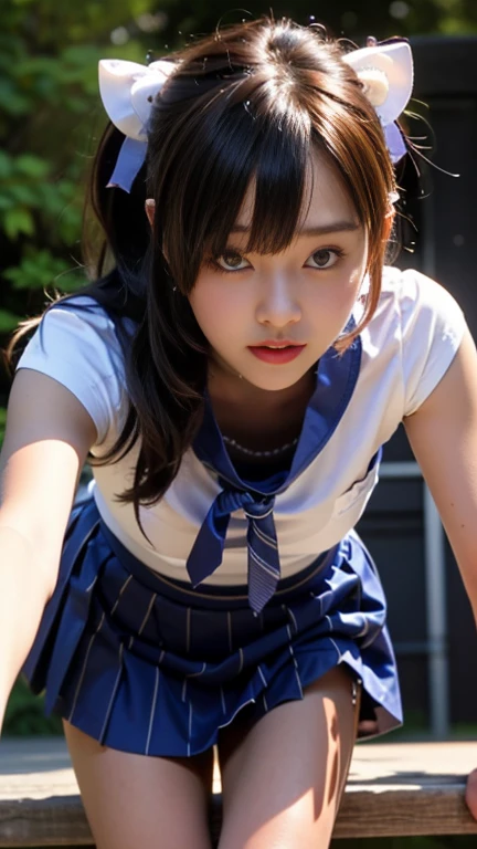 Young Japanese, cabelos lisos, olhos perfeitos