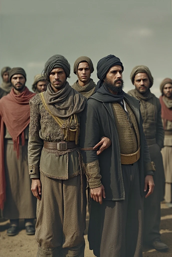 a group of asmonean  men focus on character