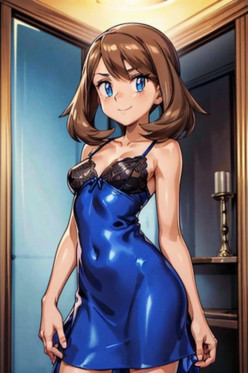1girl, solo, detailed face,natsuiro matsuri,my room,smile,ahoge, bangs, , black ribbon, blush, , cat hair ornament, , green eyes, green ribbon, hair between eyes, hair ornament,,looking viewer,bunny suits,bunny girl,leotard,fishnet pantyhose,(spoken heart,sweating),squatting,open legs,spread legs