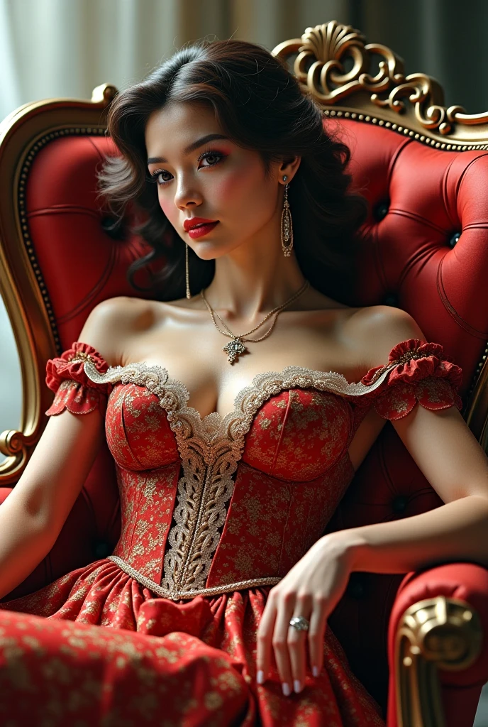 (realistic:1.3), finely detailed, quality, rembrandt lighting, (masterpiece:1.2), (photorealistic:1.2), (best quality), (detailed skin:1.3), (intricate details), dramatic, ray tracing, 1girl, american girl, 21 years old, detailed skin texture, (blush:0.5), (goosebumps:0.5), subsurface scattering, smiling, medium breasts, blonde hair, beaded fringe, jewelry, flapper dress, silk, red dress, cowboy dress, (bright sunny day, 1920s, indoors, mansion, luxurious), <lora:fl4pp3r dr3ss:0.6>