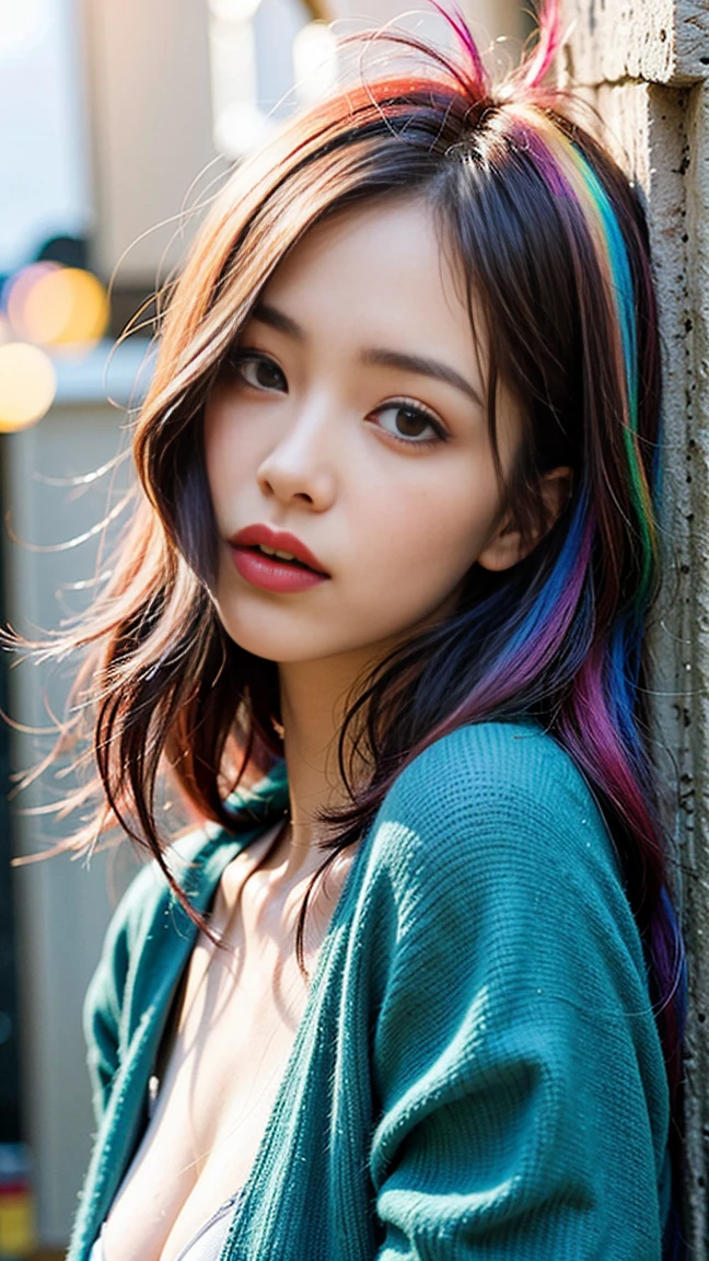 Cute Japanese woman, (16 years old), (Very cute face: 1.3), White moist skin, Looking at the camera, Melancholy expression,
BREAK,
Idol,
BREAK,
(Wearing cute kimono: 1.3), (Highly revealing kimono), Very large earrings, Short length,
BREAK,
(Fighting pose: 1.3),
BREAK,
(Long hair), (Pink hair: 1.2), (Wavy hair), (Gradient hair: 1.3), (Red hair at the ends),
BREAK,
(Realistic: 1.3), Masterpiece, Perfect lighting, (Ultra-high resolution), (8K), (Highly detailed: 1.4), (From the front), (Full body: 1.3), (Symmetrical: 1.2),
BREAK,
(Japanese city streets: 1.2),
BREAK,
(Demon Slayer: 1.4),
BREAK,
(Kasumi Arimura: 1.4),