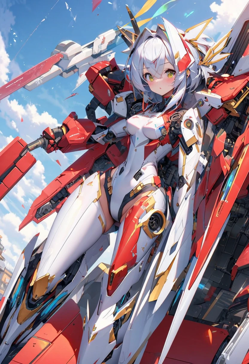 <lora:mecha_girls:1>, mecha musume, mechanical body, mechanical arms, mechanical legs,