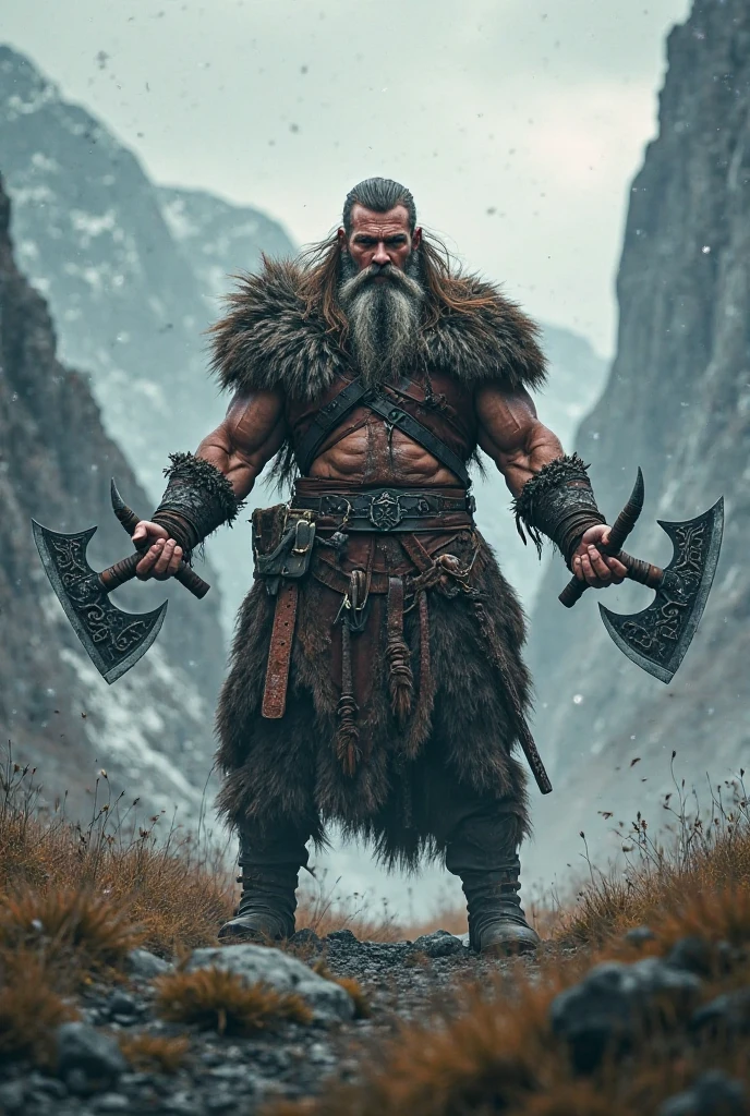 viking, ((1 hombre viking con armas de la época (sword and axe, but other weapons like bow and arrow), warrior defending his territories hyperrealistic: 1.4)), perfectly defined and detailed body, dynamic poses, beautiful landscapes, trees, Shrubs, mountains, epic, ultra, (photorealistic:1.2), (masterpiece), (top quality, 8k, 32 teaspoons, mesa), (dynamic pose), ((Best Quality)), ((masterpiece) ), (Very detailed: 1.2), (cinematic lighting), 3D, beautiful,