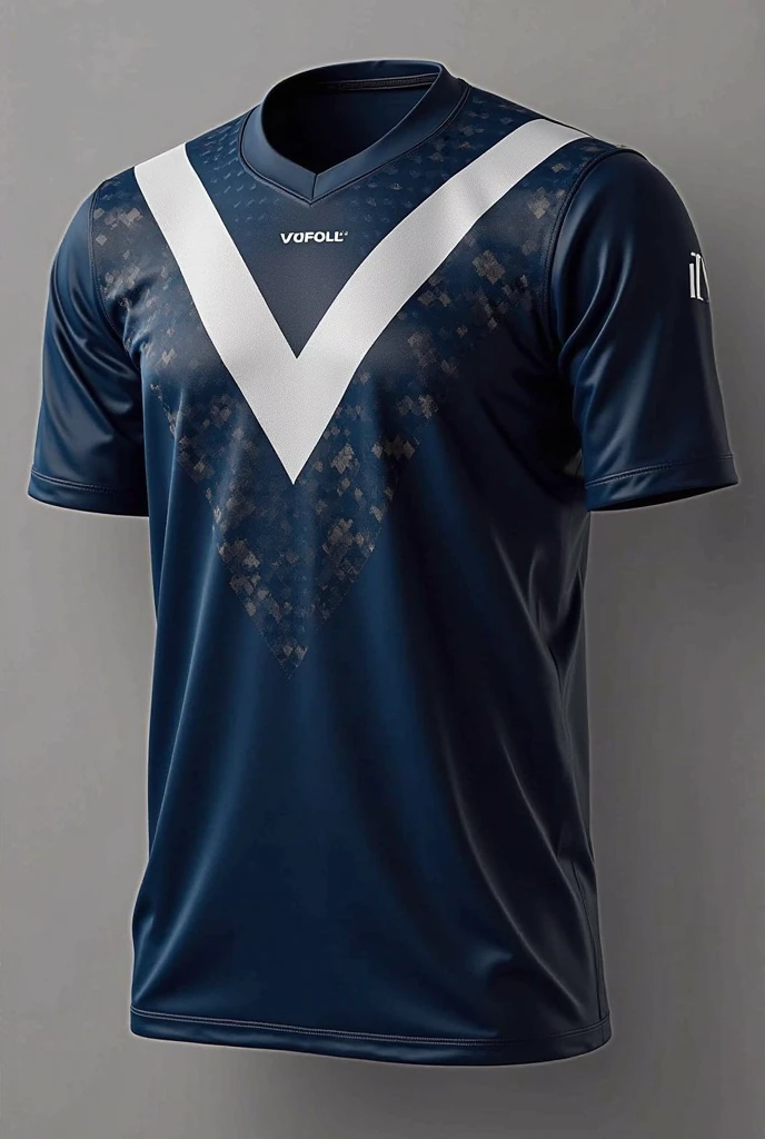 create sublimated badminton shirt with VENSIO INDUSTRIES logo letters on it