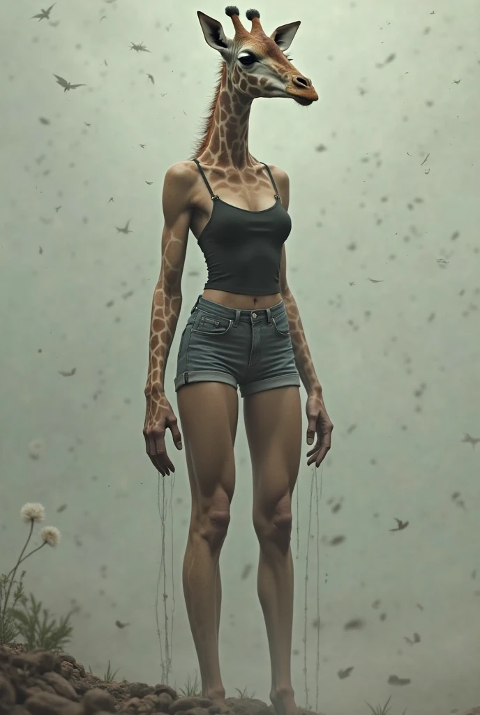 masterpiece,Unreal Engine,NSFW,Full body image,Bony Chest,Visible ribs,The protruding pelvis is very noticeable,looking at the camera,Raise your arms to show your armpits,Standing with legs apart,Very thin young,Solo,(Small child:1.4),Quite thin body,anorexia,Narrow shoulders, (very thin abdomen:1.45),Real young face,Very sunken cheeks,Depressed face,Haggard look,Blonde hair and blue eyes,Blunt bangs,Bone support chest,Beautiful nipples,Midriff,Beautiful belly button,Very thin waist,Extremely sunken abdomen,Severely malnourished abdomen,Severe malnutrition,Radiant white skin,(Fully nude),outside,Home Video Letter,Garbage dump,Child's body