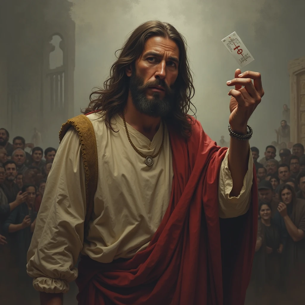 Jesus whipping jews