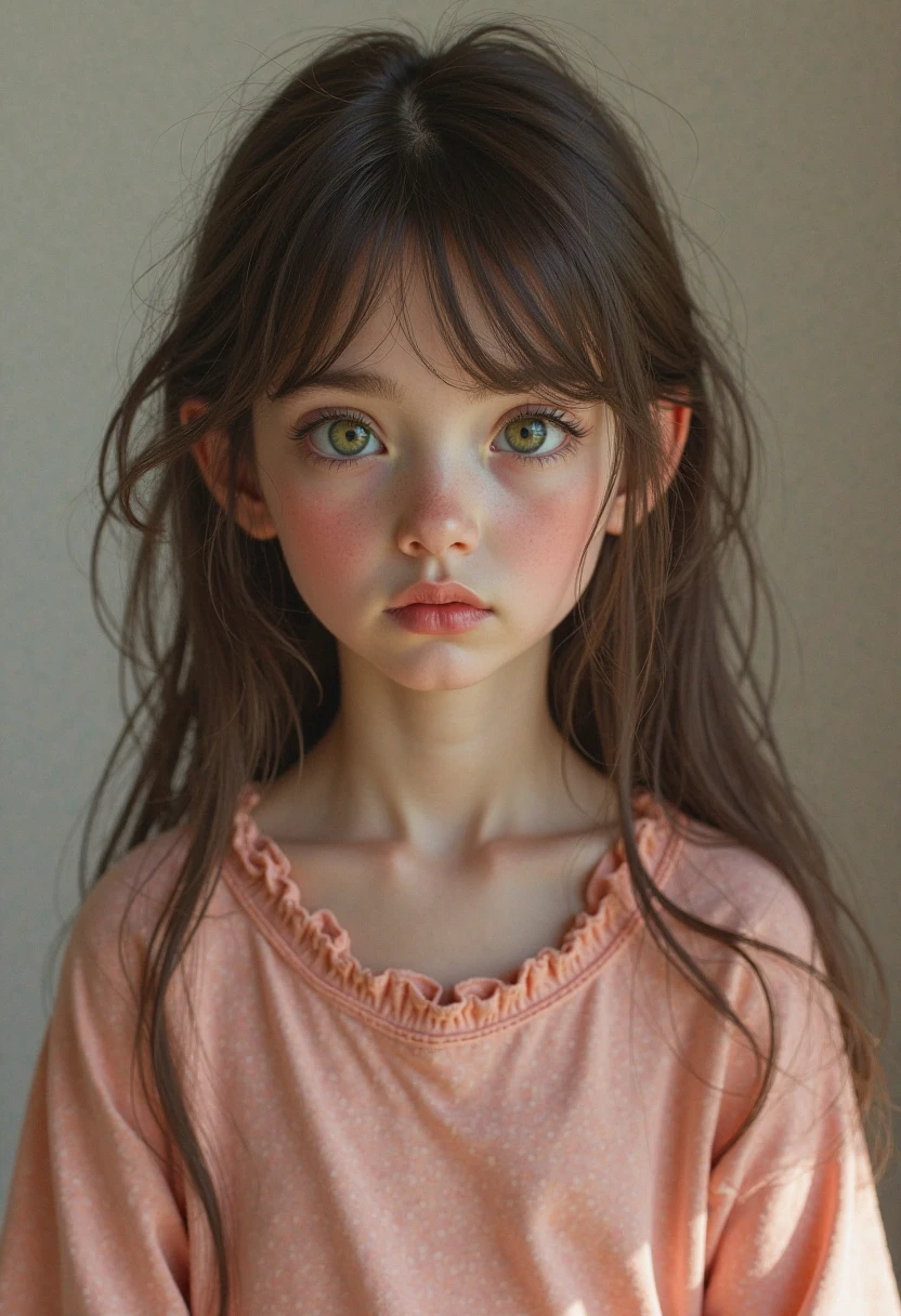 One Girl，(1人のとてもcute女の子:1.3)，masterpiece，Highest quality，High resolution，From below，Low - Angle，Photorealistic，RAW Photos，Ray Tracing，beautiful girl，(15 years old:1.3)，cute，Big eyes，(detailed pupils:1.2)，(The face is facing straight ahead:1.3)，Body facing forward，Beautiful nose，High nose，Upturned nose，Fuller lips，Short black hair，ponytail，short hair，Detailed eyelashes，Thin eyebrows，Very fine grain definition，(Symmetrical eyes:1.3)，(Face close-up，Face Focus:1.0)，Small breasts，Short neck，，Red and white brick building，Western-style building，poplar tree，Portrait，View Viewer，Upper Body，Cinema Lighting，High resolution，Very detailed