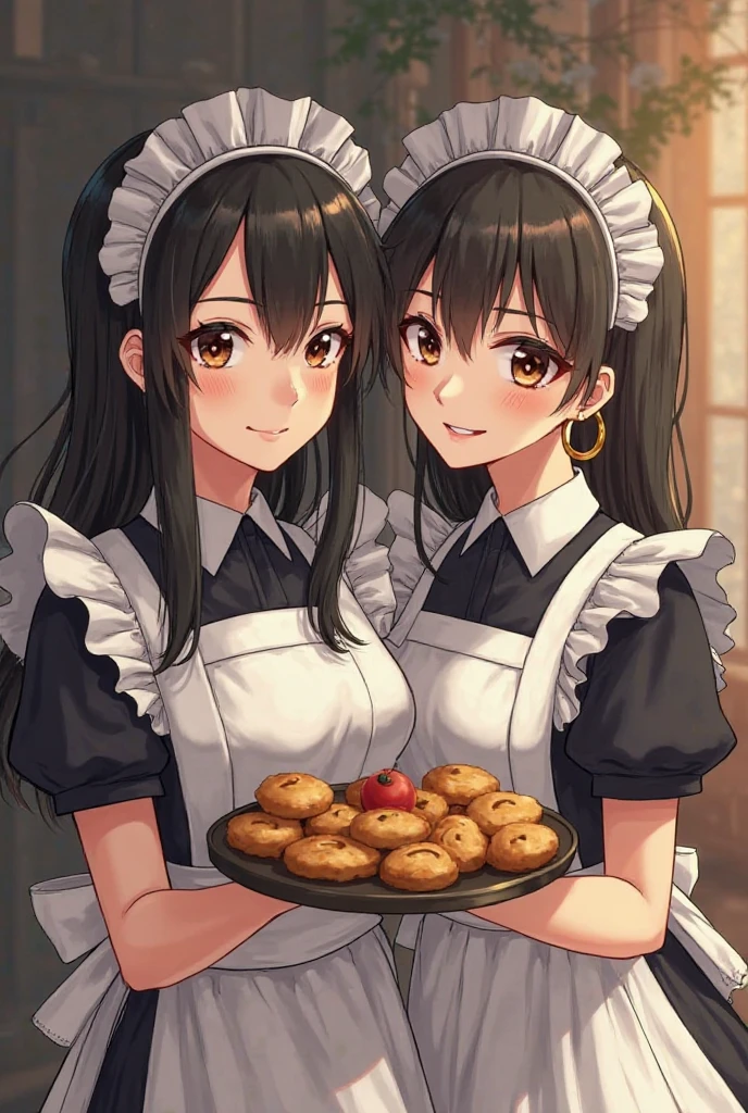 (dynamic angle:1.3, front view:1.1, breast focus:1.3, from above:1.1), (dynamic posing:1.2, sexy posing:1.2), (seductive smiling:1.3), ((looking at cake,Taking a cake out of the golden oven, worried about the outcome:1.2)),highest quality、(real、photorealistic:1.4),(ultra high resolution, 8K RAW photo, clear focus), best qualtiy, natural lighting, field depth, (Bright pupils, detailed beautiful eyes, high detailed face), Red lip, (tight focus:1.2), a girl 22yo old, Wearing a pastry chef uniform:1.3 , Thicc, thin breast, long hair, blue eyes,a pastry pretty girl:1.1, (highly detailed beautiful face and eyes,small breasts),real skin,((black,hair,long pony tail hair)),thin pubic hair,cute,lovely, detailed eyes,(double breasted:1.0,under bust:1.0),(with sparkling eyes and a contagious smile),open mouth, Looking at Viewer,A scene of cooking in the kitchen with the oven made by goldden