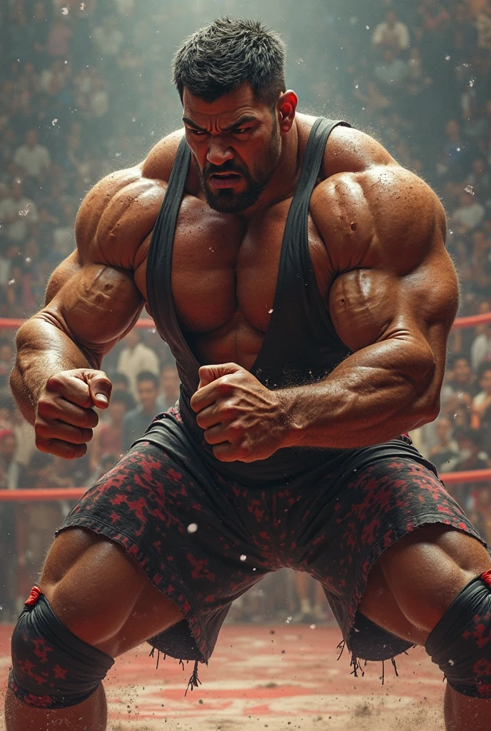 Male wrestler