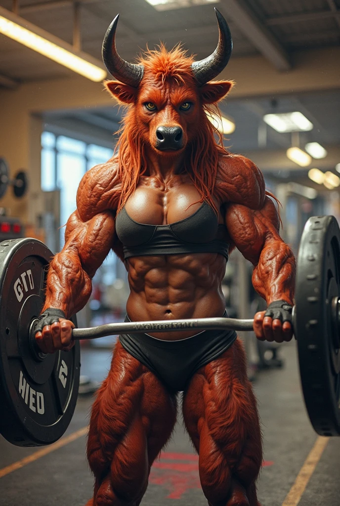 Female werewolf transformatión female woman abs  muscular wolf furry antropomorfic Big legs Big ass 