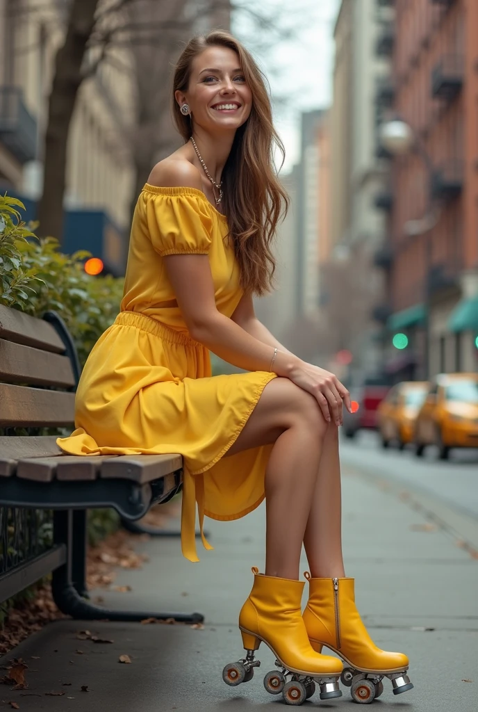Real Photographics,Hyper-realistic,Ultra photo realsisim,super-fine,Genki girl,adolable,Close your eyes,ssmile,long whitr hair,Qi bangs,denim pant,athletic sneakers,rays of sunshine