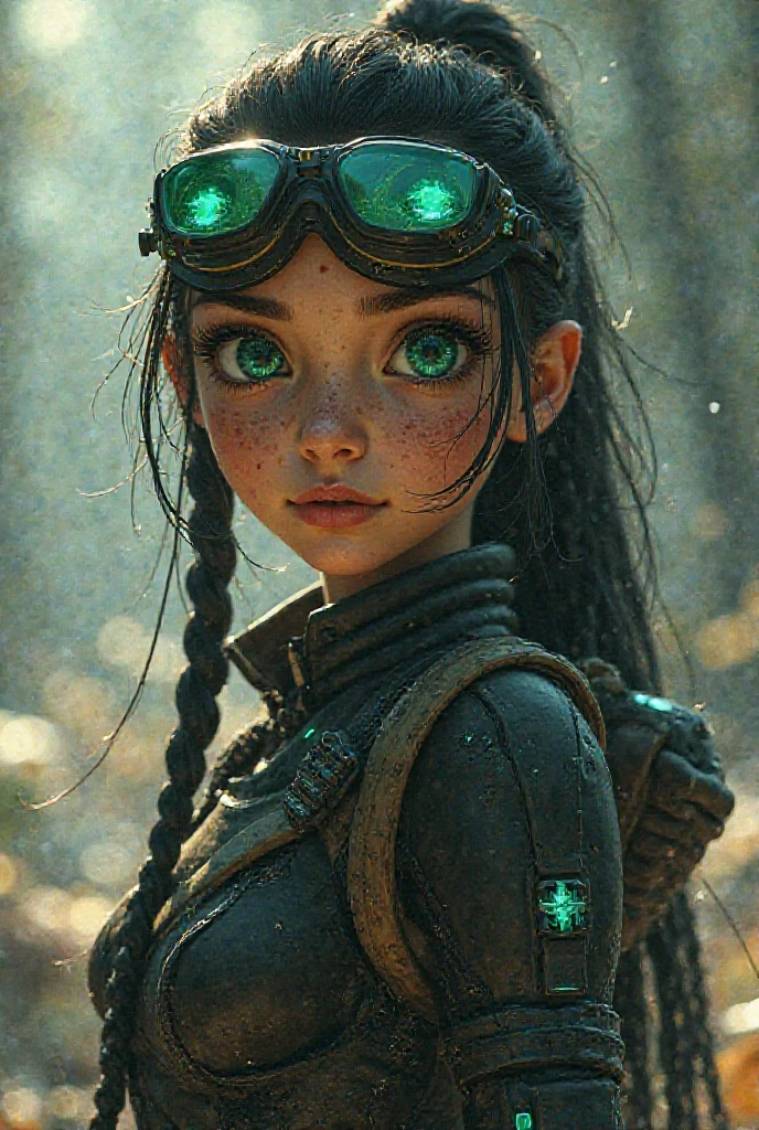 the riddler child femile 8k, uhd, severe low lighting, high quality, sharp focus, fujifilm XT3 --auto --s2