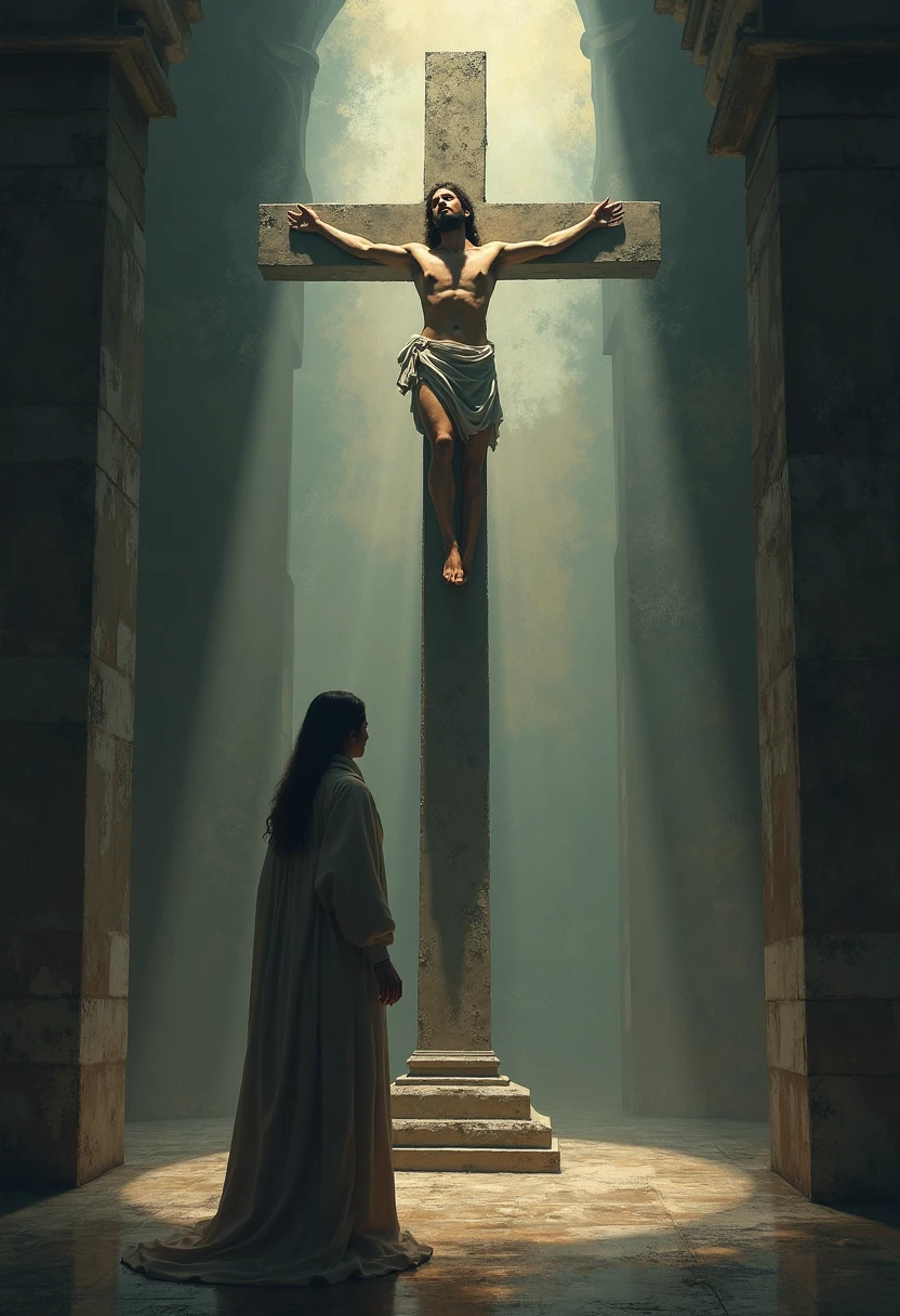 the cross If a woman stares