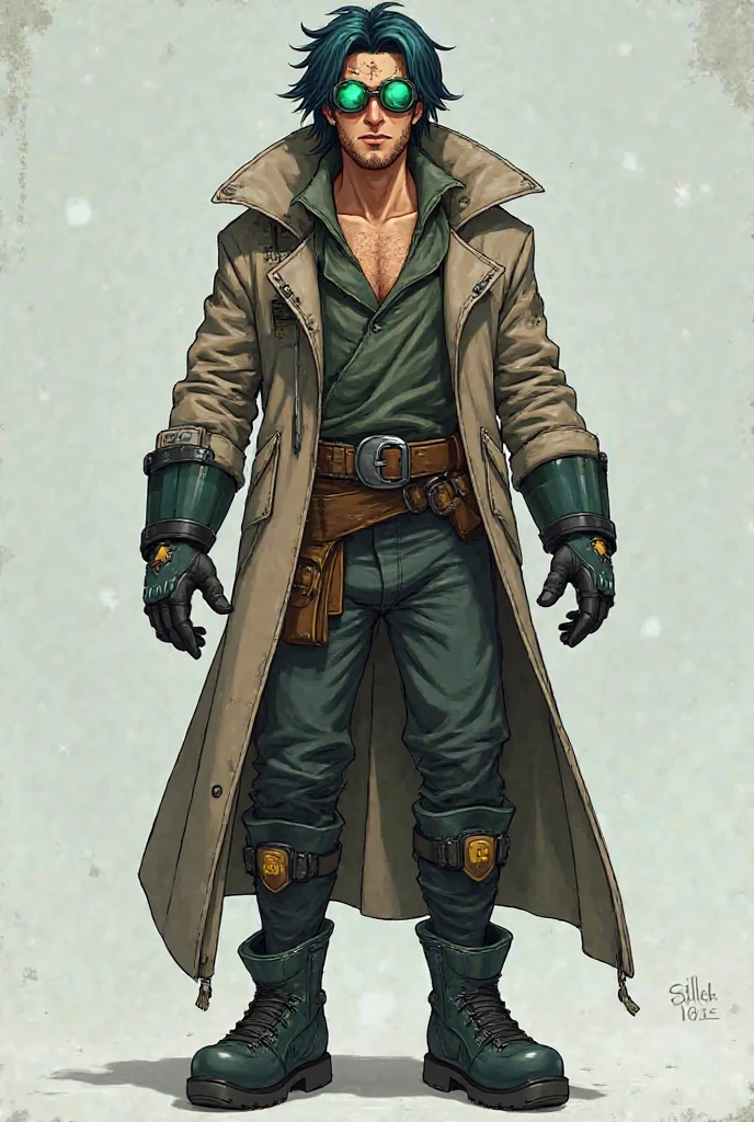 Star Wars, Justin Gerard, Studio Quality, Masterpiece, 6k, togruta, 1guy, green eyes, smuggler, orange_colored skin, leather jacket, blue jeans, bounty hunter, slim body, forest, daytime, dynamic lighting, detailed shading, digital texture painting