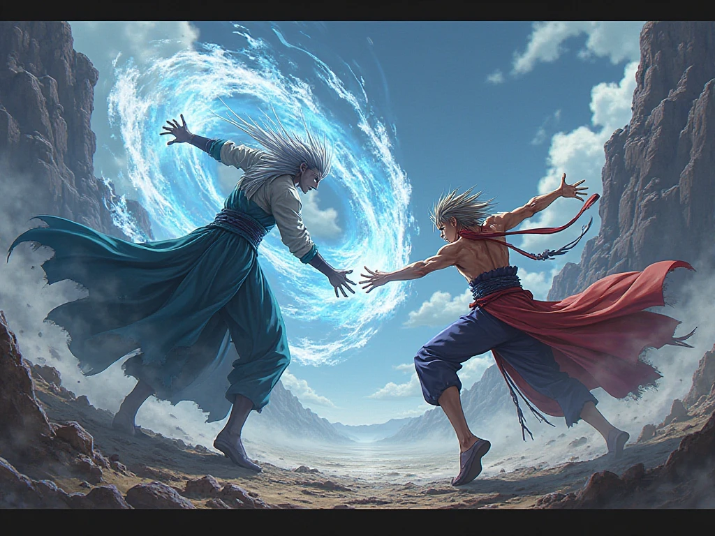 Satoru Gojo and adam record of ragnarok