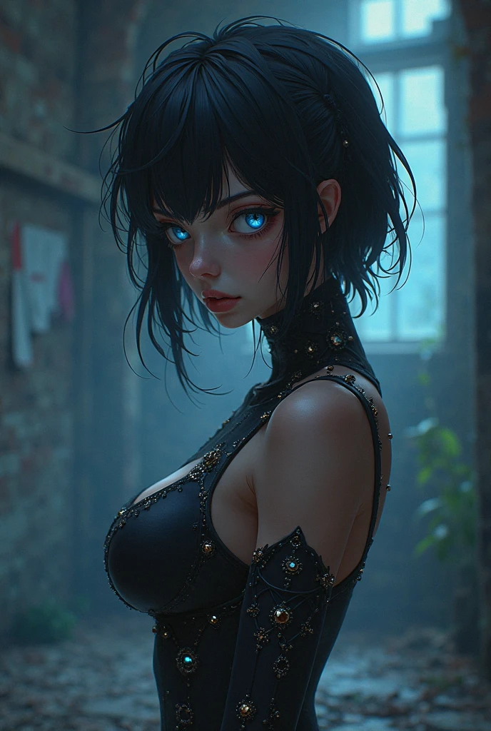 Vampire Girl , Masterpiece, ,(独奏:1.1), a perfect face, (vivid lighting:1.2),beautiful detail eyes, extremely detailed face, perfect  lighting,Masterpiece, Best Quality, 1girl, pale skin, hairlong, 20years old , red eyes, fangs, A glass of blood in his hand, Complex hairstyle, vampire fangs, open mouth, sharp teeth, vampire fangs, in full height , seductive position, in full heightFaruzandef, upper-body, Smile, blusher, exteriors, Day, Simple background, blue skies, Short hair, skye, temple, looking a viewer, ladder, mountain, moody lighting,A  girl , Masterpiece, ,(独奏:1.1), a perfect face, (vivid lighting:1.2),beautiful detail eyes, extremely detailed face, perfect  lighting,Masterpiece, beste-Qualit