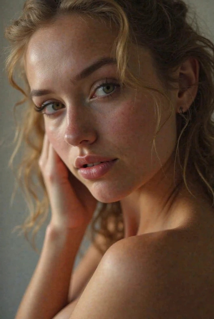 skinny anorexic and boney girl ,blue hyper detailed eyes, swollen puffy pussy ,close up shot,dramatic lighting, meticulously detailed face and iris , hyper realism ,realistic hands, meticulously detailed feet,meticulously detailed fingers, meticulously detailed, meticulously detailed pussy, blonde hair and large eyes, porno style shoot, orgasm eyeyes, violet myers, without makeup, natural makeup, looking away from the camera, face with artgram, subtle makeup, stunning ultra 4k shot in a dark room with soft blue lighting,, medium to large size bust