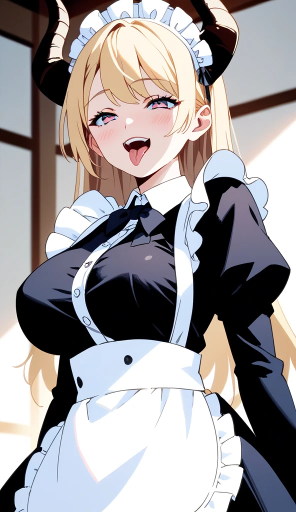 score_9, score_7_up,
BREAK
solo, 1girl, looking at viewer, looking to the side, grin, (open mouth:0.5),
BREAK
<lora:hayasaka-Ai-makurou-v1:1>, haya5aka-a1, large breasts,
ascot, white ascot, long sleeves, white apron, long waist apron, shuuchiin academy school uniform, collared shirt, black dress, black vest, pinafore dress, long dress, long skirt, white undershirt, brooch,
BREAK
hand on own chest,
country road, winding path, scenic drive, peaceful,