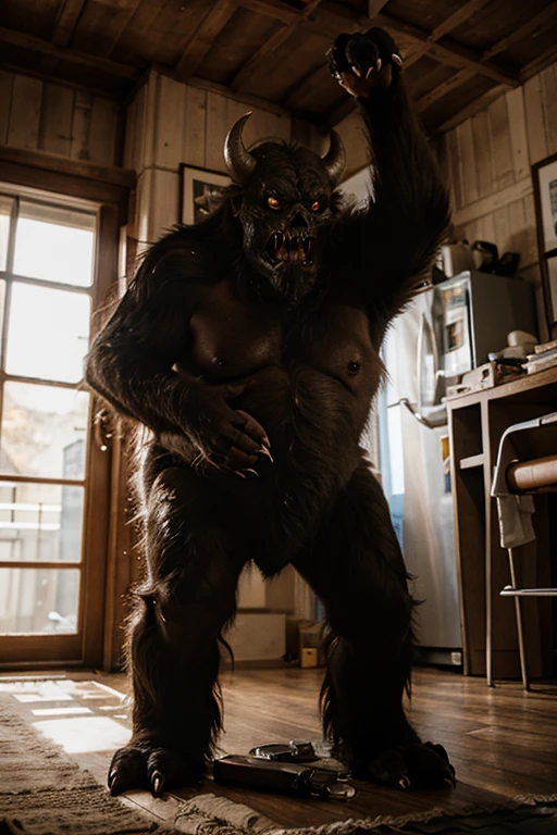 (by darkgem:1.4), masterpiece, best details, realistic, illustration, nude, solo, (anthro), genitals, with bushy pubic hair and armpit hair, snarling, growling, attitude, clear details, powerful, pleasure, self-pleasure, perfect hands, covered in fur, fangs, tongue, paws, claws, tail, detailed nipples, ((anthro male wolf:1.4), sexy guy man, masculine, belly, slim, hairy balls, cock, knot, penis, erect, brown fur, yellow belly fur, orange markings, braids, long hair, fluffy, big ears), (musky, body odour:1.4), (licking armpit, armpit worship:1.2)