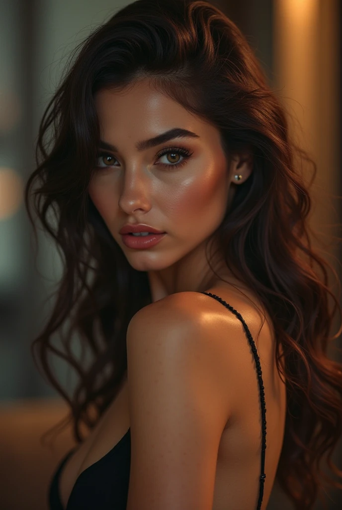 A hot woman 
