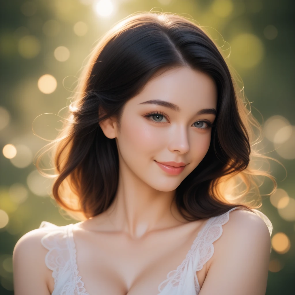 High-quality work,Realistic works,Super premium graphics,8K HD CG works,high quality graphics,High-definition and exquisite CG works,10x pixels,Ultra-fine details:1.1,Advanced technical details:1.1Realistic photo effects,Interior lighting effects:1.5,natural soft light:1.5. Light effect(Virtual light effects:1.8),ultra high resolution,shining dress,sliver long hair,silber hair,transparenthair,high detailed hair(Quality hair details:1.1)Clear eyes,Double eyelids look good,Sharp eye makeup, Create exquisite eyelash makeup, tthin eyebrows, Ultra-detailed eyes,a tall nose, lovely red lips, rosey cheeks, With delicate makeup on her face , pretty face, The face shape is perfectly proportioned,(Advanced facial details:1.1) masterpiece photography nsfw that captures the essence of a dream experienced by an awesome caucasian young woman, perfect beautiful detailed face, realistic skin pores, sharp clear eyes, (nipple slip), sheer revealing dress, enveloped in tendrils of smoke that morph into surreal butterflies around her, In the dream, she finds herself in a fantastical landscape filled with vibrant colors and surreal elements, The atmosphere is dreamy and ethereal, with soft glowing lights illuminating the scene, The young woman is depicted as confident and radiant, surrounded by symbols of her aspirations and inner strength, The overall mood of the image should evoke a sense of wonder, empowerment, and limitless possibilities, complex lighting, rimlight, (wind:1.3), ,Women's artwork,Dress full body video,Realism,Amazing Cleavage,My eyes are very bright today