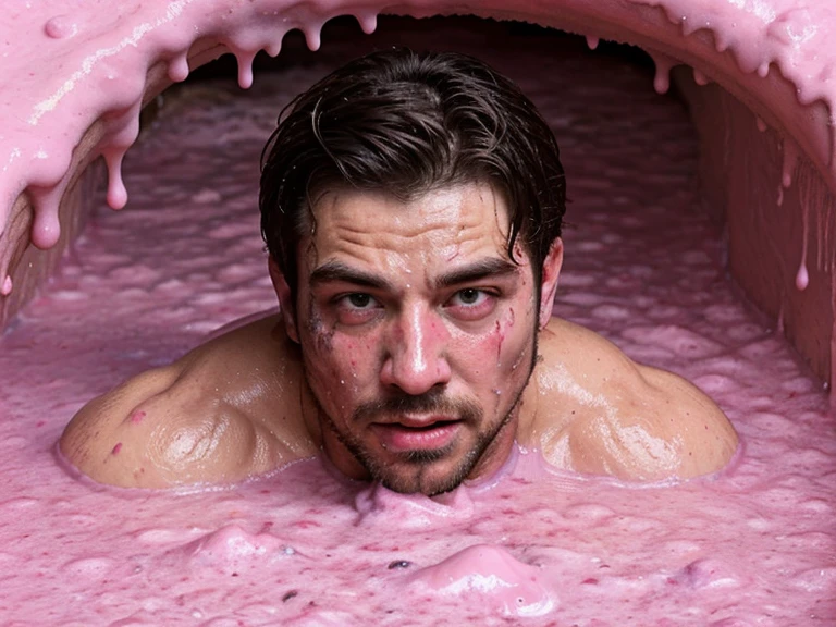 white male 40yo hairy handsome hiker being swallowed by colorful carnivorous plant with teeth and is being digested alive with pleasure he is yelling in pleasure while becoming sexual food to his predator, interspecies, vore, wet, digestion, inside creature, beard, being swallowed, from above, coil, soccer player, underwear, yellow clothes, dilf, excessive cum, mucus, being swallowed, tattoos, bro, he is being engulfed by a mouth, white socks, claws, dirty sweaty socks, sweaty, wet, cum all over body, hairy body, logo socks, tentacles wrapping body, hardcore vore, digestive acids, maw, athletic body, looking at viewer, large bumpy tentacles, tendrils, slimy tentacles, blonde hair, erect penis