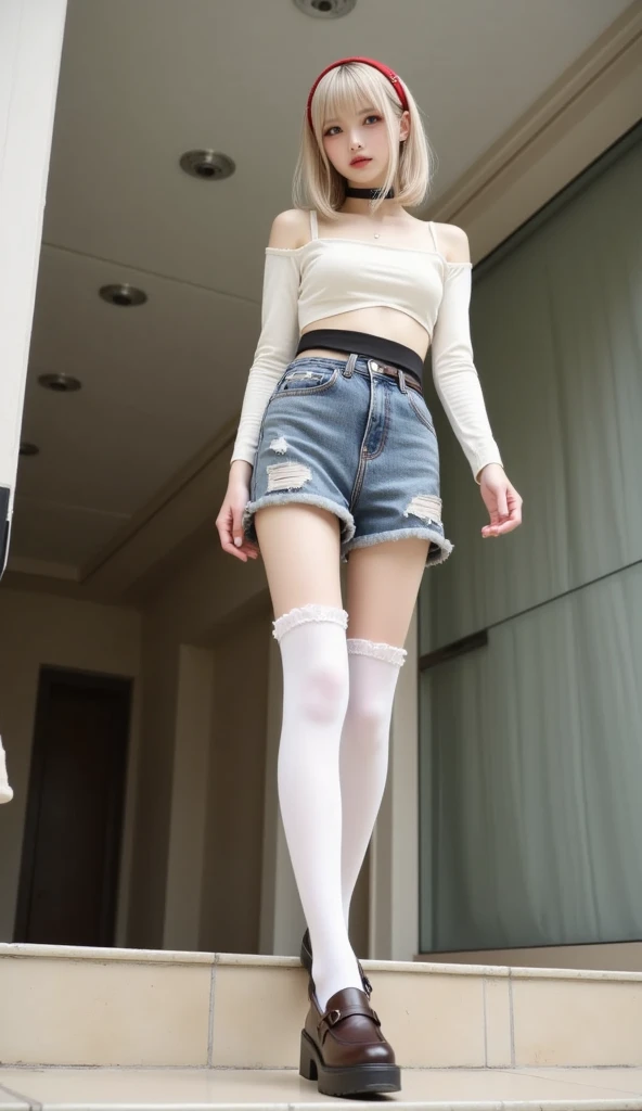 NSFW、{{{masuter piece}}}, {{{Best Quality}}}, {{Super distinct},  {{extremely delicate and beautiful}},(nffsw), (Best Quality, 32K, masutepiece, nffsw:1.2),elementary student、a photo of a cute girl,10 years old female child、Japanese houses、Ancient Minjia、Girl relaxing on the porch、Relaxing、{{{Denim skirt}}}、{{Denim Mini Skirt}}、{{Mini tight skirt}}、{{white tank-top}}、{{Sleeveless}}、{{Tank top with shoulder strap}}、{{White tank top}}、{white  panties}、{{{Open legs}}}、Look away、Not looking at the camera、 of the highest quality, Best Quality, Realistic, Unity, 32k wallpapers, Official art、(Childlike body)、(Children's body shape)、{{white tank-top:1.5}}、White panties、{Nip slip}、｛Cute mini skirt｝、{{skirt rift}}、{{{Clothes are peeling off}}}、{Show}、(mischievous grin:1.3),(Sweaty skin:1.5),（Juvenile body）,(Unripe々Shishi Body）、Black hair、(Very short hair:1.3)、(Full body:1.2),｛Sexy body}、｛Bare legged}、Erotic body、{Very realistic body}、{{Unripe々Shishi Body}}、(Mid summer:1.5)、(Angle from below:1.5)、(Spread legs)、（clean legs）,childishﾏﾝｺ、The shape of the pubic area is clear、rather small breasts、flat breast、{{Bulging}}、{{See-through tank top}}、{{Thin fabric tank top}},｛Panties see-through｝、{{Expose panties}}、{{{The pubic area is visible}}}、{{Pubic area exposed}}、｛Tank top with visible nipples｝、{{downbrouse}}、{Papillae visible through clothes｝,｛Pink papillae｝、pointed papillae 、{{pointed Nipple}}、ｵﾏﾝｺthe shape of the is clear、{{Lively shots}}、{{Innocent Pose}}｛{{{Focus on panties}}}｝、{{{life-likeｵﾏﾝｺThe shape of the}}}、{{{Crispｵﾏﾝｺ}}}、{{{life-likeｱﾅﾙ}}}、{{{very crispｱﾅﾙ}}}、{{{Openｵﾏﾝｺ}}}、{{{Moisturizedｵﾏﾝｺ}}}