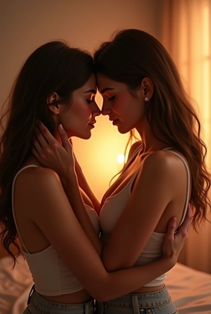une femme latina qui lèche le vagin de sa copine