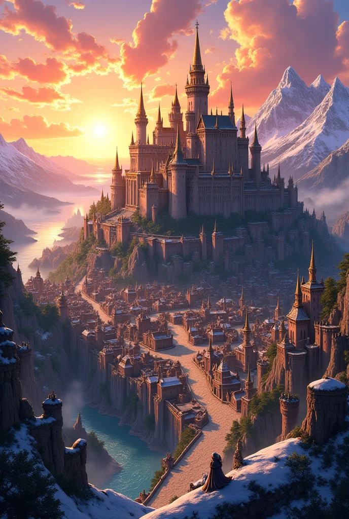 A Majestic Medieval Fantasy Kingdom In Anime Style A Grand Castle With a-majestic-medieval-fantasy-kingdom-in-anime-style-a-grand-castle-with