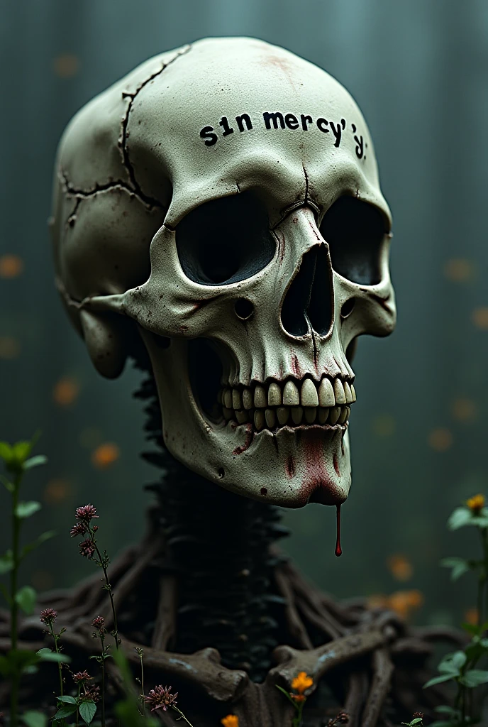 tmasterpiece,best qualityer,terroral,scary picture,Woman's head in a pot,No eyeballs,open open mouth,bleed,nigth