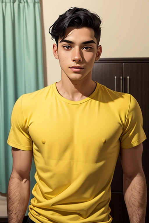 Un chico , very beautiful, piel blanca con rasgos finos, poca ropa, pectorales fuertes definidos piernas musculosas, hermosos pezones grandes obscuros