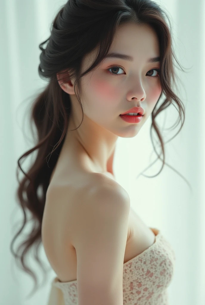 A naked Japanese woman