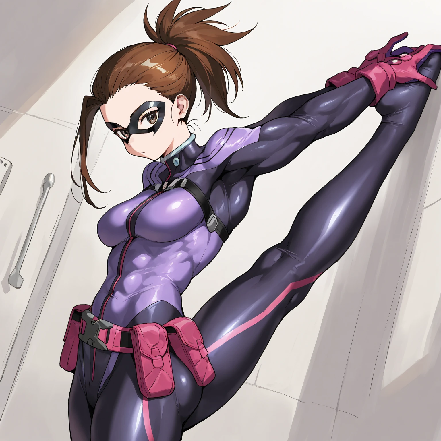 Masterpiece, Best Quality, Highly detailed, illustration, absurdres, street fighter, doll suit, shadaloo doll, agent aika, girls, multiple girls, expressionless, nazi saluting, military, military saluting, salute, blank eyes, looking at viewer, red gloves, emotionless, black latex, corrution, mind control, female combatant, full body, hypnotized, unhappy trance, full body suit, leotard, perfect female body, extremely glossy latex, Delmo Uniform, belt, hypnosis, hypnoLora, empty eyes, Mind control device, thigh high, poses, submissive_pose, visor, masturbation, standing, standing at attention, Slave, collar, gang bang, slave oufit, full tight leg, from behind, girl From behind, ass, black leggings, zofa soldier, zofa suit, beret, SummerTime Rendering, Kofune Mio, dark skin, blue eyes, black hair, short hair