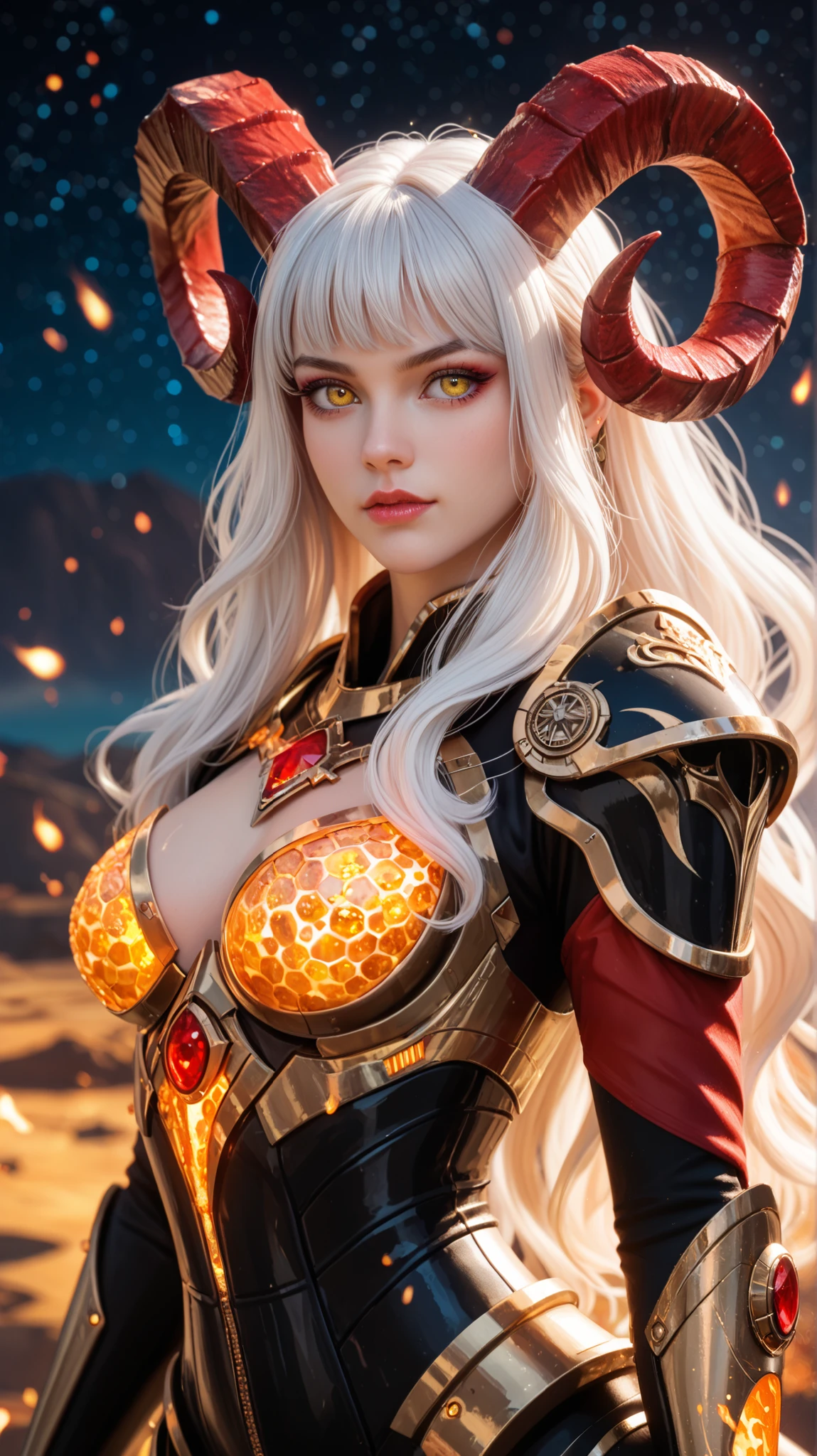 Professional , ​masterpiece、top-quality、photos realistic , depth of fields 、（White bikini armor)、（cleavage of the breast）、Jewel Gold Weapon、Particles of light),Gorgeous gold weapons ,（（ Gorgeous Dragon Sword）） , （Hold the Devil's Hand）,,（maikurobikini） 、（（White hair））、（Castle background）、（demonic wings）、（（Gangle's forest background））、Beautiful Caucasian beauty、１a person、dynamic ungle,(((Two devil's horns on the head)))、Smaller head、Idle Smile、Thin and beautiful female hands、cleavage of the breast、Mystical expression、Light Effects、intense fighting、Wind-effect、magic circles、With the legendary magic wand、Dragon's tail、