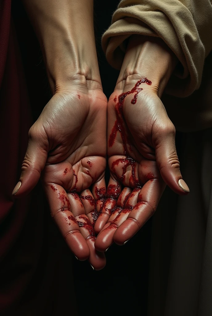 Cut this hand and more blood