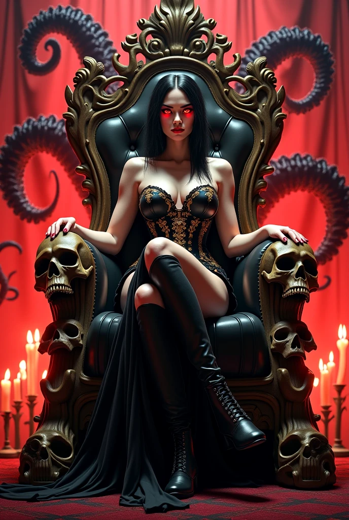 (masterpiece, best quality:1.2)，solo,Anatomically correct，1beautiful girl, long hair,smile,barefoot,lace bodysuit, shiny leggings, blush,breasts,cleavage,crossed legs,large breasts,leg tattoo,lips,lipstick mark,long hair,smile,toenail polish,toenails,) standing,trample,couple,femdom,hetero,incest,profanity,rape,newhalf,(rich background, film shooting, depth of field, Super visual, The art of HR Giger and Beksinski comes together in this detail, Grim, skeletons:1.5，Flowing saliva:1.5，trembling man,death man,couch,sit,bruise man,burn scar man,dark skin man,man cum，bondage,man cum,bleeding man，Bare brains on the wall，beauitful , mucus:1.5，Pepperoni:2，A large number of homogeneous species:1.5，SPR:1.5，Psychedelic background，Dark horror scene. Sharp images, Use edge lights to render at 8K resolution, It shows a terrifying environment full of Lovecraft's tentacles，They twist and pulsate in neon lights. HDR lighting creates complex and detailed shadows on a distorted background, Mutant humanoid. Distorts the environmental structure due to glitch and distortion effects, Surreal and dreamlike elements，Such as a floating inverted structures and decaying flesh，Create a feeling of disturbing and disorientation. Religious and mystical symbols are scattered against an intricate backdrop，Add a touch of supernatural horror to this already insanely terrifying masterpiece,),femdom，ezh