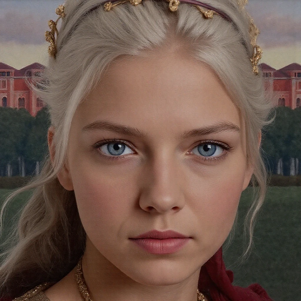 piperperri as a medieval princess stganding in front of a castle, princess robe, crown, masterpiece, best quality, highest quality, cinematic lighting, (volumetric lighting), extremely detailed CG unity 8k wallpaper, focused, 8k wallpaper, 4k wallpaper, extremely detailed, ultra realistic, photorealistic, sharp focus, absurdres, (HDR:1.2), (high contrast), photograph, detailed and intricate, instagram, portrait, highly detailed, digital painting, artstation, concept art, smooth, sharp focus, illustration, cinematic lighting, Style-Princess,