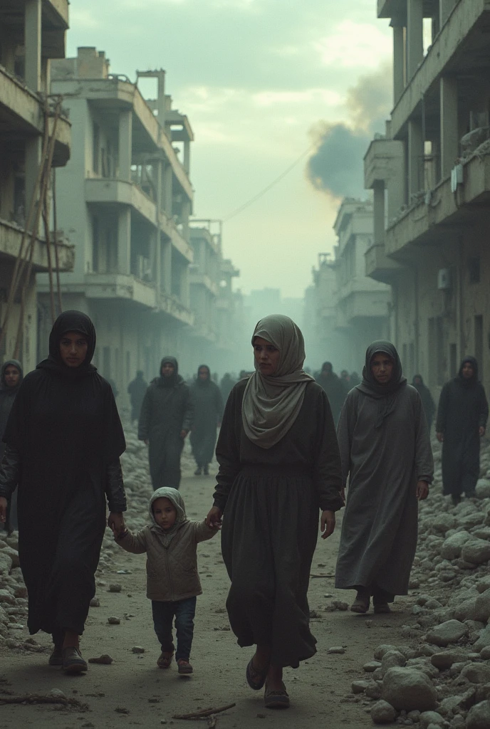 A pic of phalasteen disaster due to war with Israel