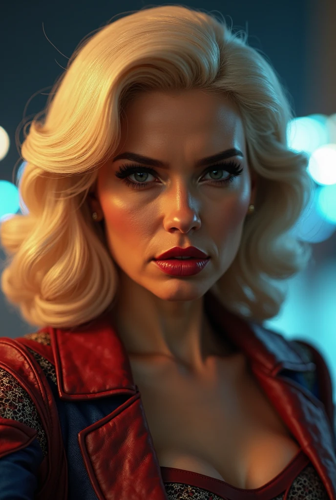 Sunset, ultra-detailed, charming Scarlett Johansson with beautiful bright blue eyes, blonde cascading down her shoulders, Hollywood actress with a radiant smile teeth, strutting with confidence on a red carpet, vibrant red lipstick accentuating her luscious lips, flawless fair complexion high-lighting her delicate features, sparkling diamond necklace adorning her neck, gorgeous evening gown hugging her figure, a crowd of adoring fans capturing her every move, flashbulbs popping and illuminating the scene, stunning bouquet of red roses in her hands, background filled with glamorous lights and billboards, an atmosphere of excitement , (grainy:0.5), cinematic, girl, beautiful detailed eyes, detailed face, detailed futuristic clothes, lights in clothes, (aiming gun:1.1), (hiding:1.1), (squatting, looking to side:1.1), volumetric lighting, isolation, dark lighting, red bioluminescent details, green bioluminescent details, blue bioluminescent details extremely detailed with a girl wearing blue jeans, and brown coat and boots, (better lighting, better shadow, an extremely delicate and scary), (digital illustration), ((32K)), [(dynamic angle,((1girl)),white hair, (beautiful face, perfect face, scared,) expression of lovely, a gun in hand, darkness, scary house), [:(dark, mysterious, sinister setting, jagged equirectangular deep path nature, deadly silence):] Ultra Professional PhotoRealistic ((Gorgeous Diva UnrealEngine5 epic tmasterpiece Eiffel, ultra high-quality, detailed, ultra sharp-focus, ultra high-resolution, ultra high-definition, vibrant DSLR vivid moonset)), colorful lighting, cinematic_sunlight African, epic blackess Afro tanned skin epic eyes breasts pubis-hairy silks tattoo ❤ jewel silver chrome chainmail Eiffel, reflection, saturate, Raw nsfw naked, varies multi etc. --v6 --s1000 --c20 --q5 --chaos100
