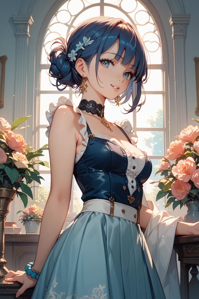 hinata ,pose sensual, happy look