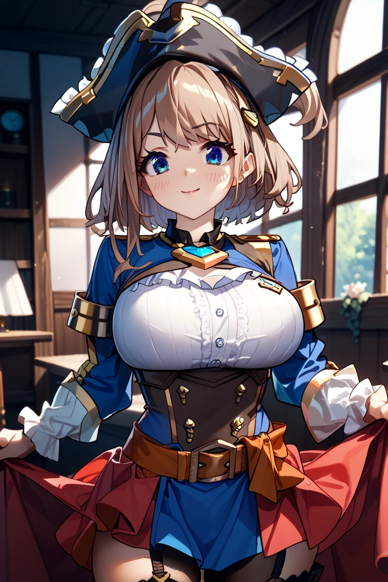 (fantasy:1.5),(anime,8k,masterpiece, top quality, best quality,beautiful and aesthetic:1.2,professional illustrasion:1.1,ultra detail:1.3,perfect lighting),extremely detailed,highest detailed,incredibly absurdres , highres, ultra detailed,intricate:1.6,(Alchemy Workshop:1.4),A girl mixing,Medicine in many small bottles,holding small potion,colorful:1.4,zentangle,(1girl),(girl),(Three kingdoms female warload),(highly detailed beautiful face and eyes,firm breasts),oily skin,((black,hair,short bob with short pony tail hair)),thin pubic hair,cute,lovely,34 years old,alchemist costume,Merchant's Clothing,smile,in the kitchen,smile,seductive weak smiling,(with sparkling eyes and a contagious smile),open mouth, Looking at Viewer,